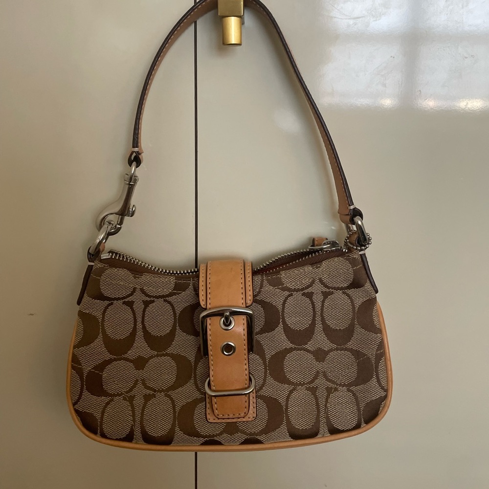 Coach Mini Shoulder Bag - Tan Brown